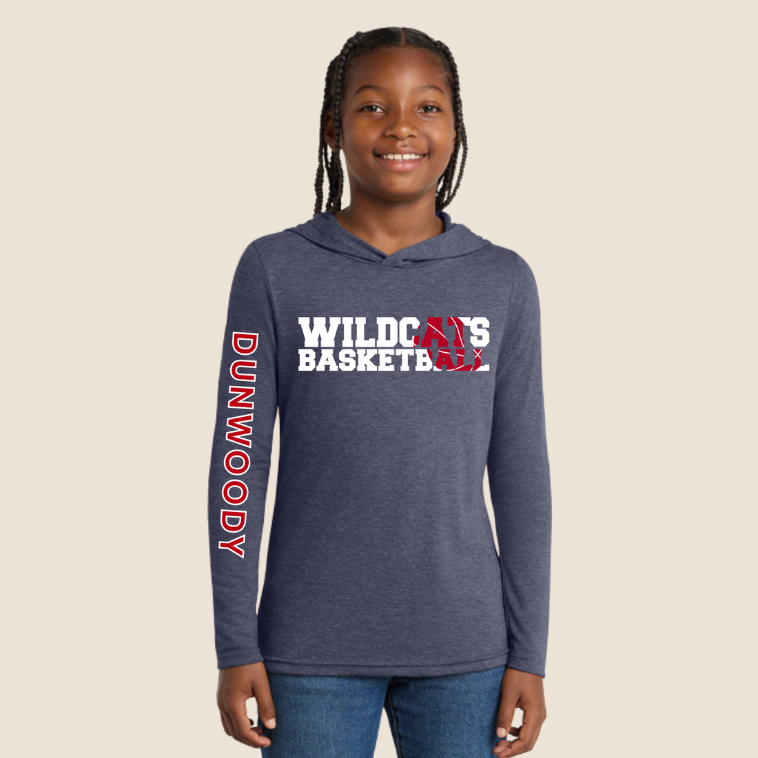 Youth Dunwoody Wildcat Basketball Hoodie