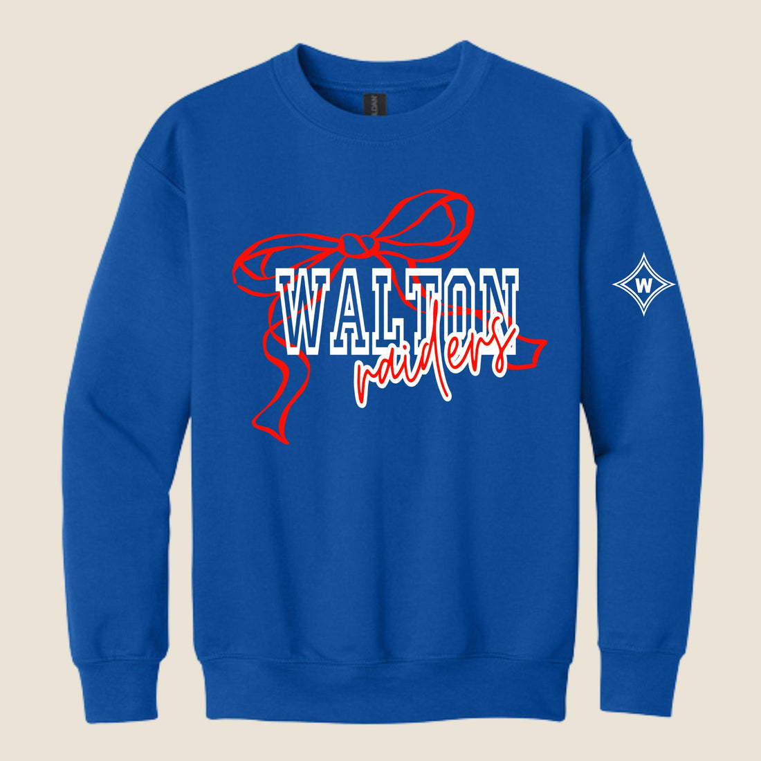 Walton Raiders Bow Youth Crewneck