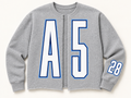 A5 Raw Cut Cardigan - Sport Grey
