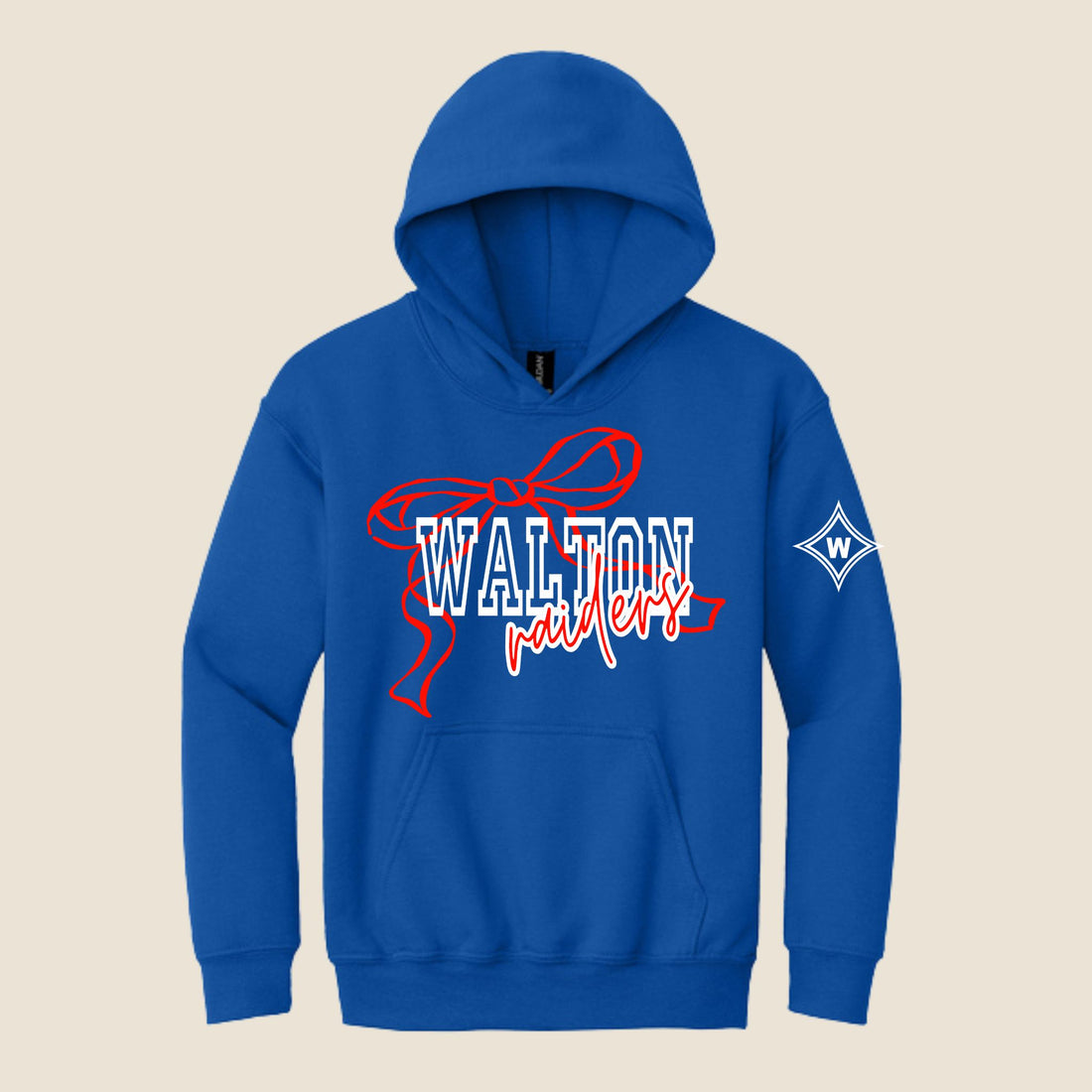 Walton Raiders Bow Youth Hoodie
