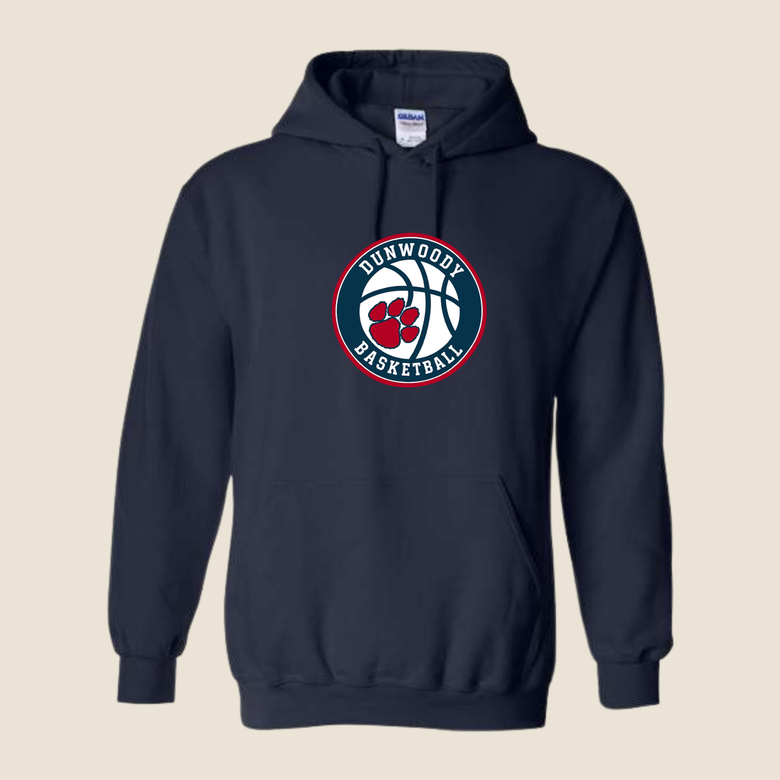 Dunwoody Basketball Logo Hoodie or Crewneck | Adult & Youth