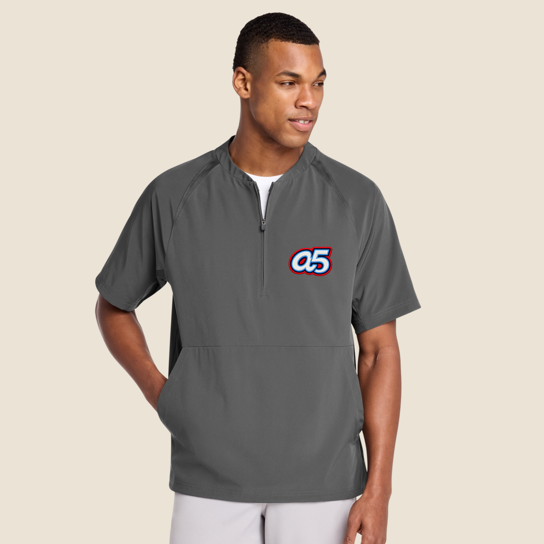 A5 1/2-Zip Short Sleeve Jacket