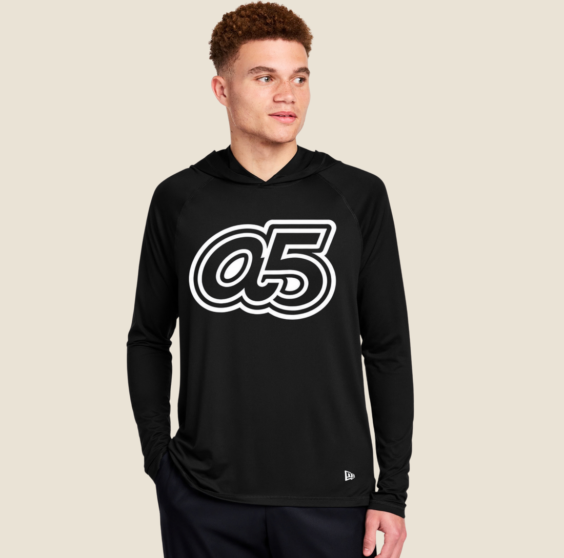 New Era® a5 Power Long Sleeve Hoodie w/ logo
