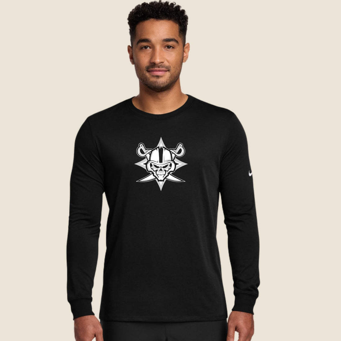 Walton Skull Nike Dri-FIT Long Sleeve Tee