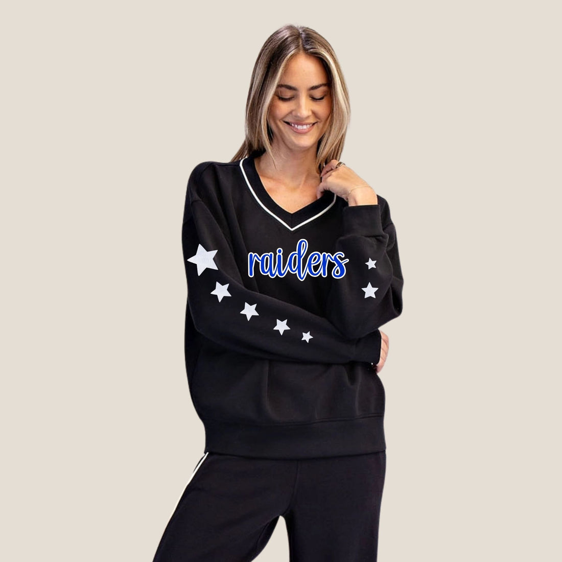 Raiders Star Power Scuba V-Neck