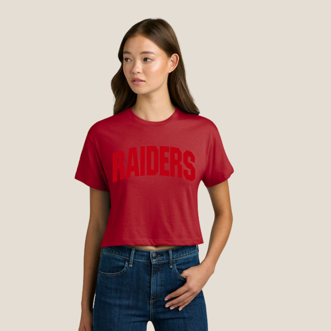 Raiders Tone-on-Tone Puff Apparel