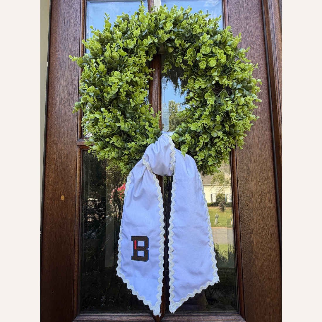 Walton Embroidered Wreath Sash