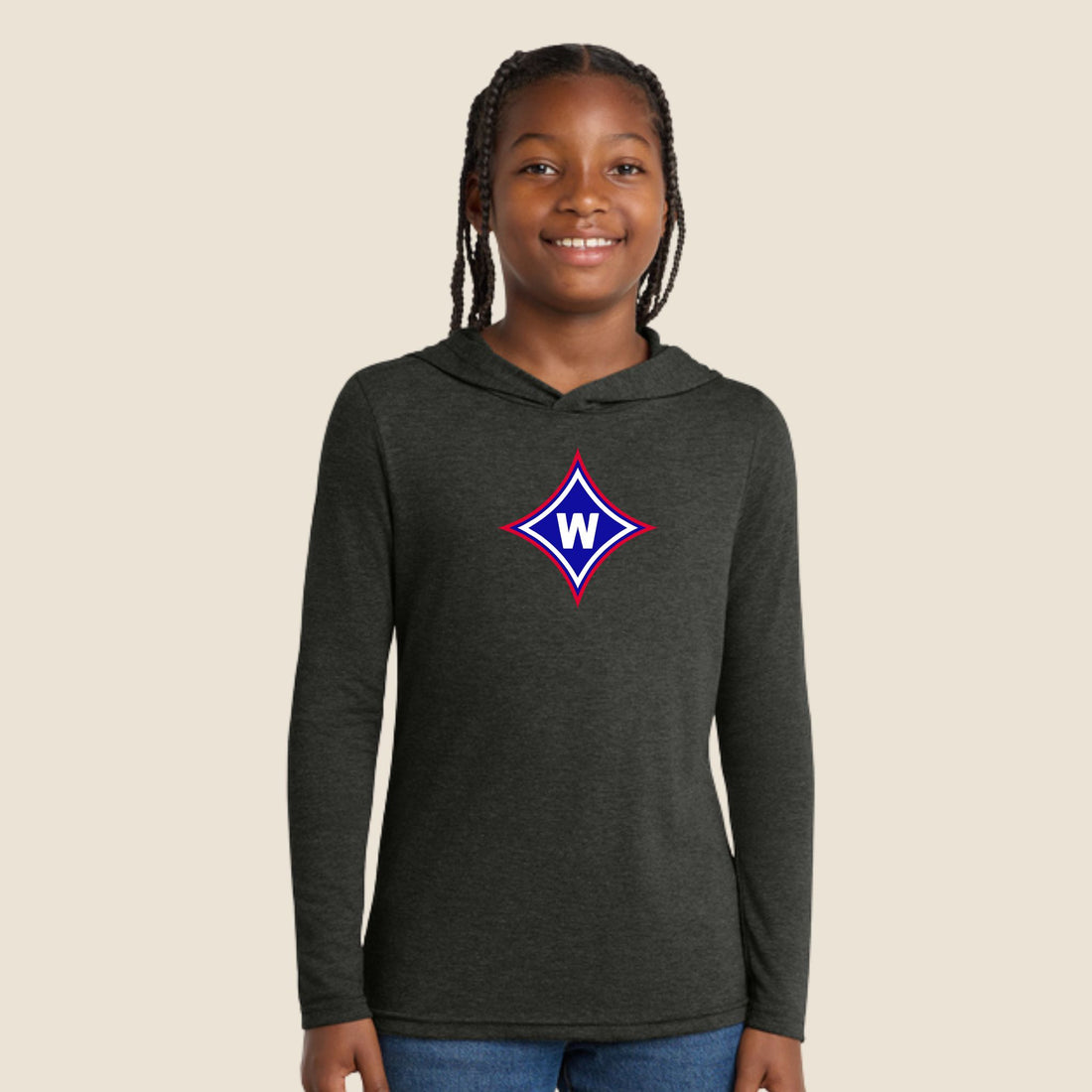 Walton Diamond Youth Tri-Blend Hoodie